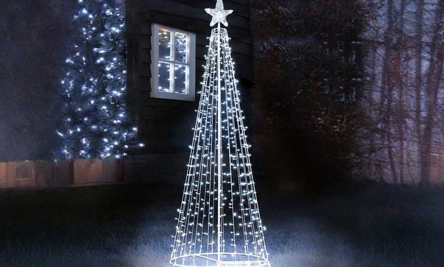 Image 2: Albero di Natale luminoso con LED Bakaji