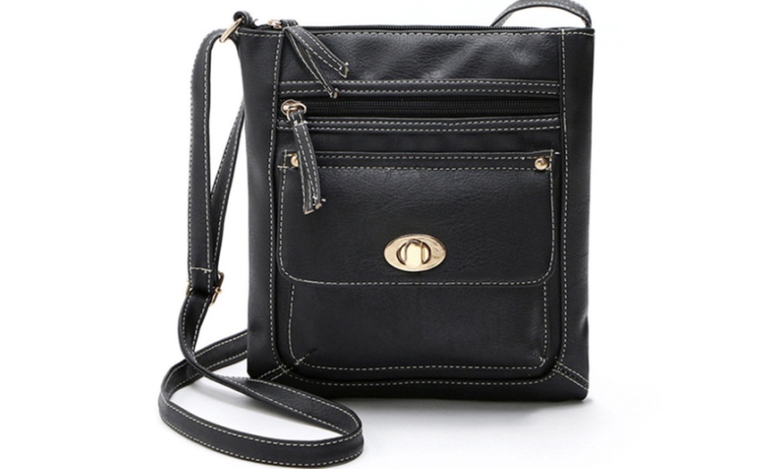 Image 2: Cross-Body Bag with Clasp