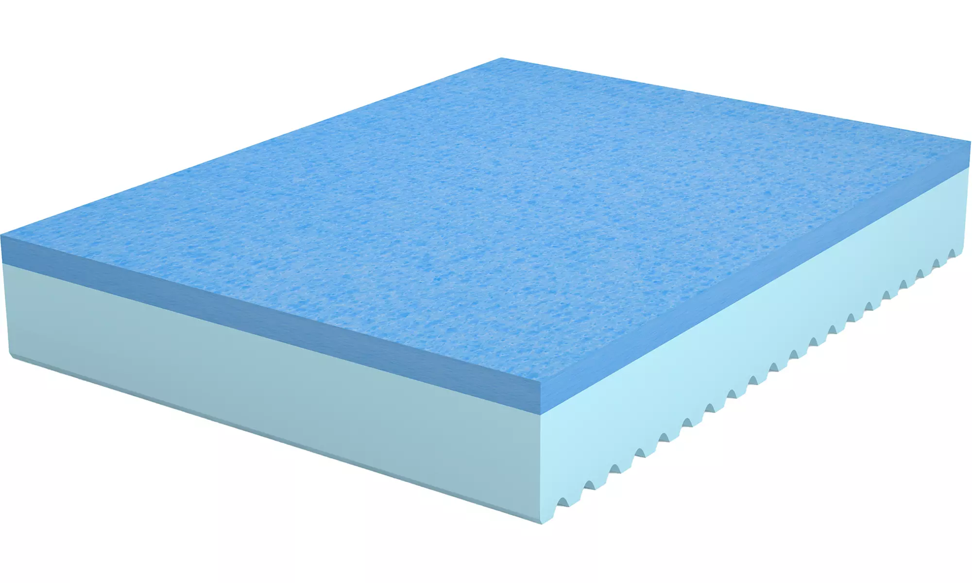 Moonflex Materasso a 2 strati in memory foam Air Fresh 9 zone