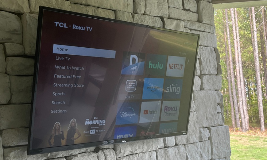 Image 14: TV Mounting for Up to 65'' or 85" w/ or w/o Wires Concealed In Wall 