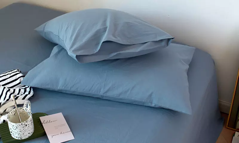 Pure Cotton 2 Piece Pillowcase Set