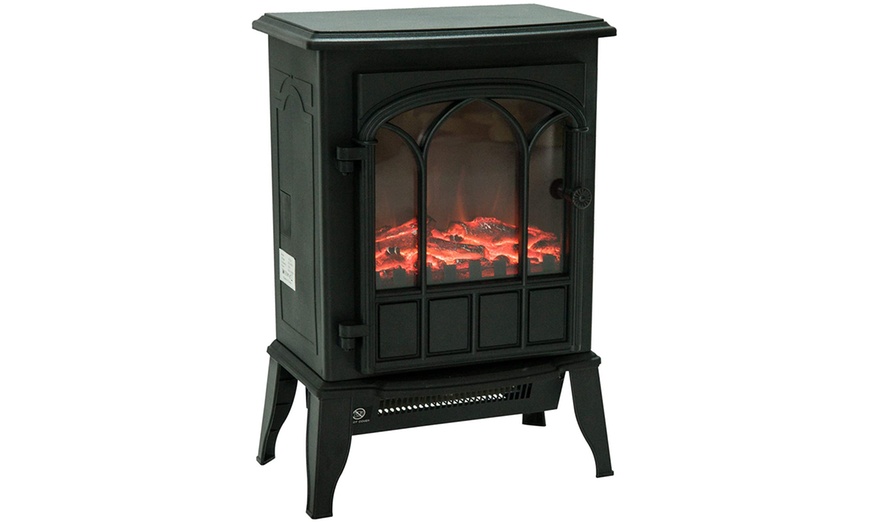 Image 29: HomCom Indoor Fireplace Heater