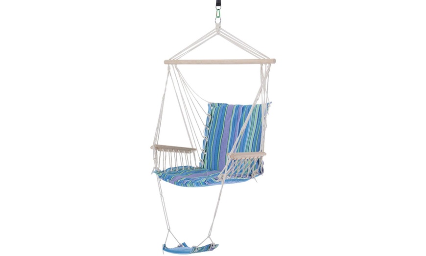 Image 7: Outsunny Hammock Swing Chair