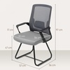 Image 10: HomCom Ergonomic Meeting Chair with Mesh Back Support
