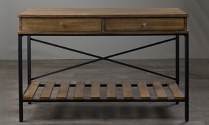 Uriah Vintage Industrial Console Table