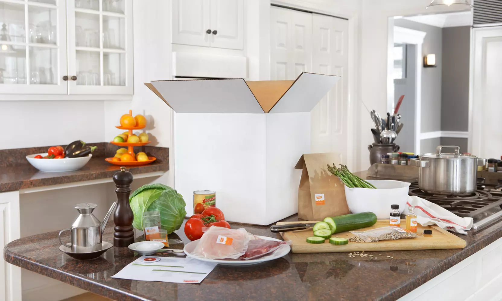 Delivery of Three, Four, or Five Meal Kits, Feeding Two or Four People from Just Add Cooking (Up to 41% Off) - Primary Image