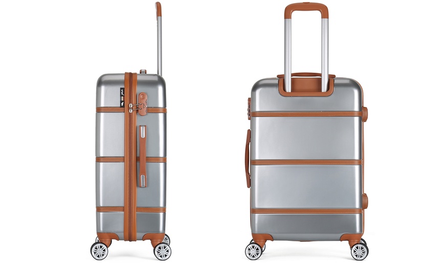 Image 11: Four Trolley Suitcases Set