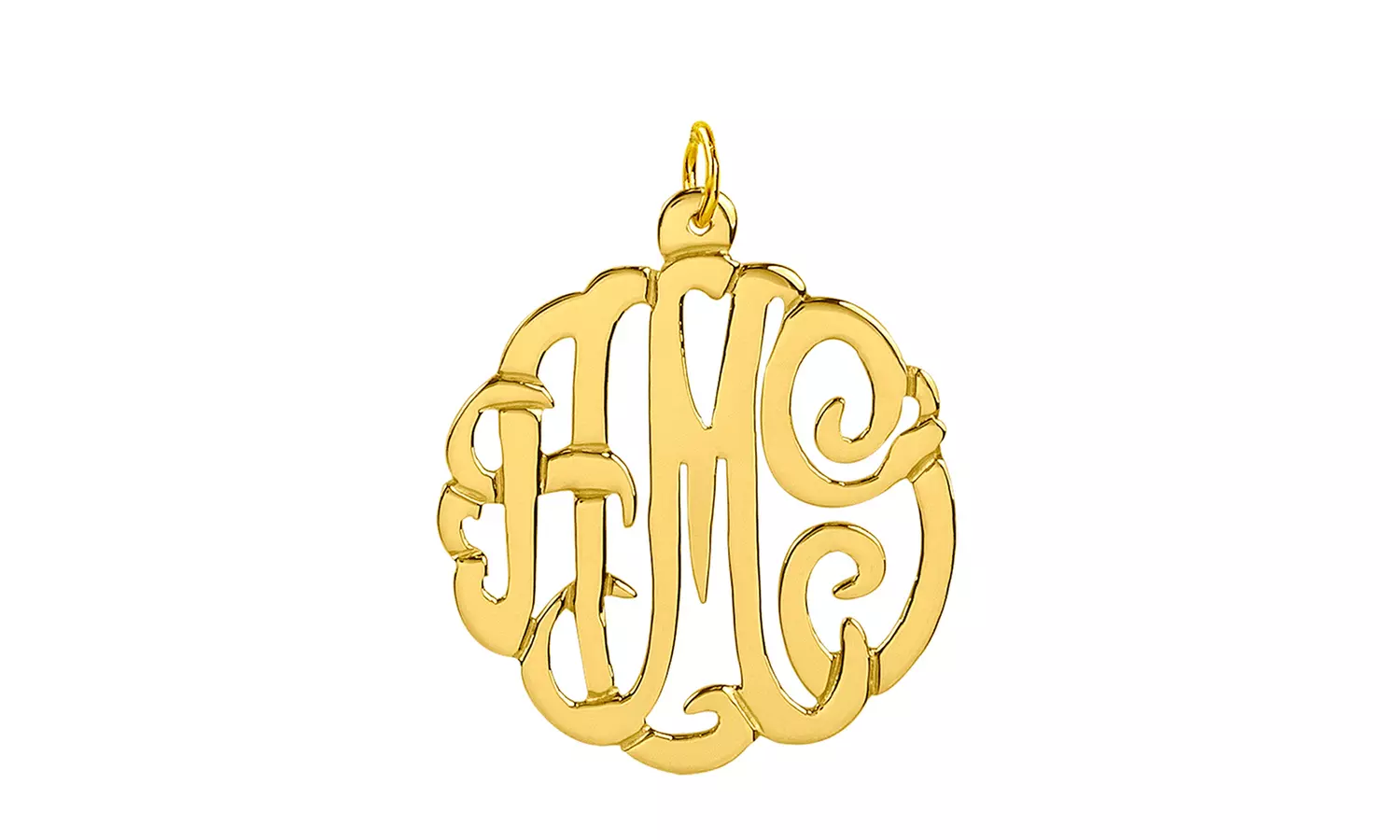 Script Monogram Pendant from MonogramHub (Up to 95% Off) - Primary Image