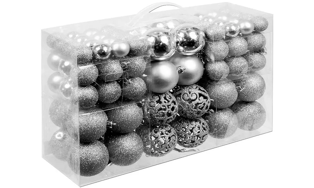 Set di 100 palline di Natale