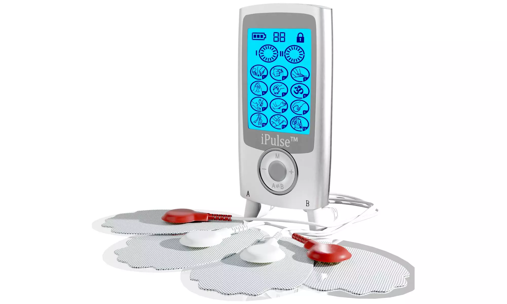 iPulse TENS and Electric Muscle Stimulator Plus 10 Replacement Pads - Primary Image