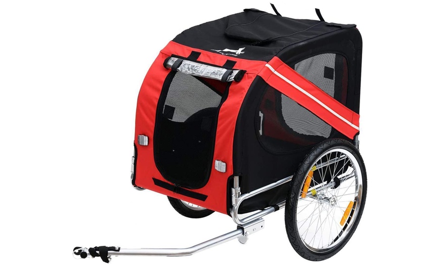 Image 18: PawHut Pet Bicycle Trailer