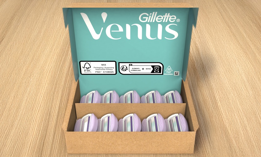 Image 2: Gillette Venus Comfort Glide Breeze Razor Blades; Pack of 20