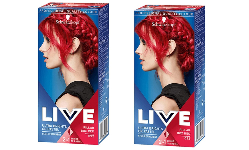 Image 66: 1 ou 2 boîtes de teinture cheveux "Live Intense Colour" de Schwarzkopf