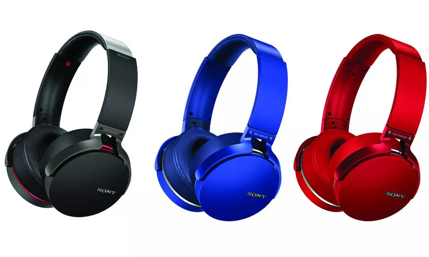 Sony XB950B1 Extra Bass Over-Ear Wireless Bluetooth Headphones with App Control - Primary Image