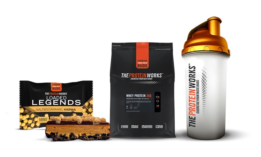 Image 1: The Protein Works Whey Protein 360 Bundle