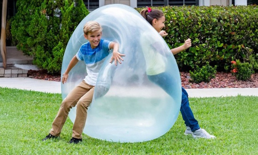 Image 1: Oversized Inflatable Bubble Ball