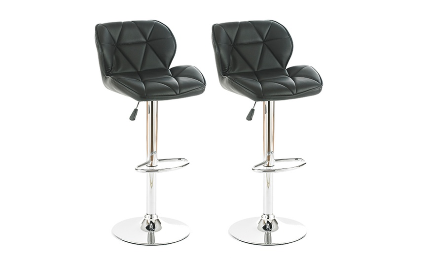 Image 2: Diamond Bar Stools