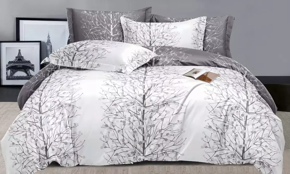 Reversible Design Easy Care Duvet Set - Image 2