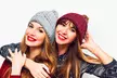1 ou 2 bonnets d'hiver tricoté pour femme avec ou sans pompon - Second Medium