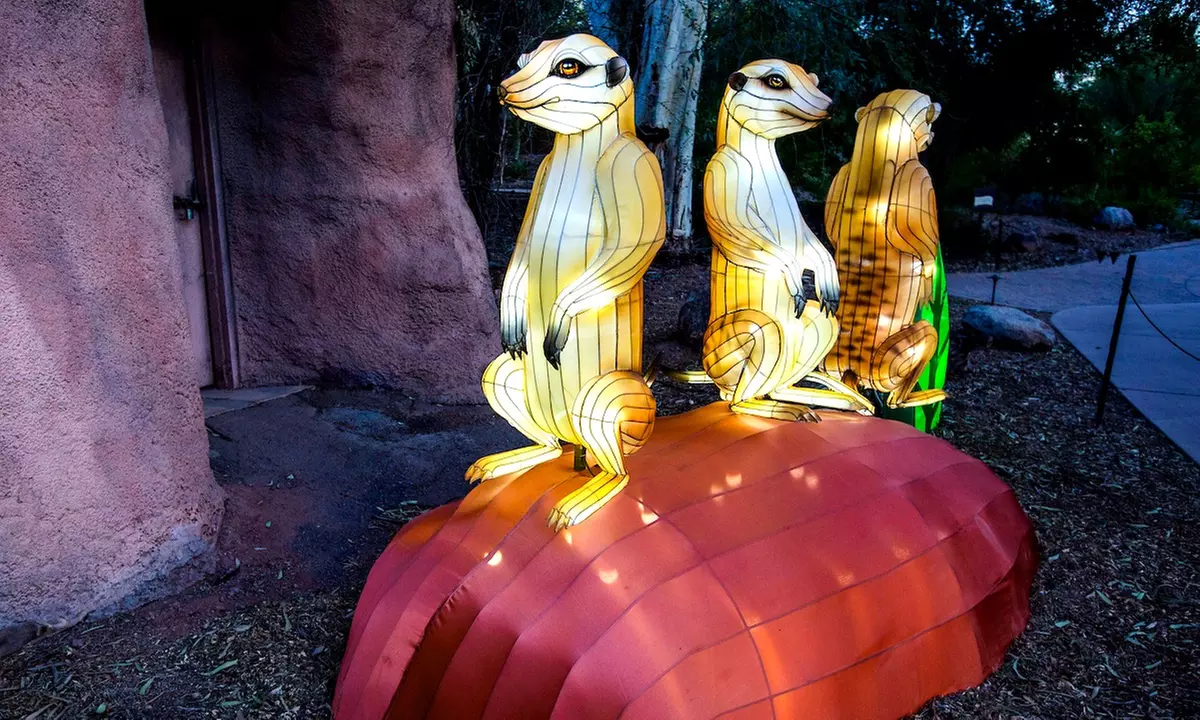 ZooLights Night Time Admission Tickets at Phoenix Zoo