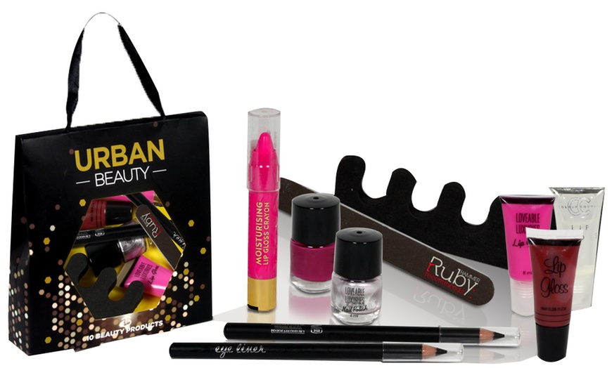 Image 1: Urban Beauty 10-Piece Make-Up Set