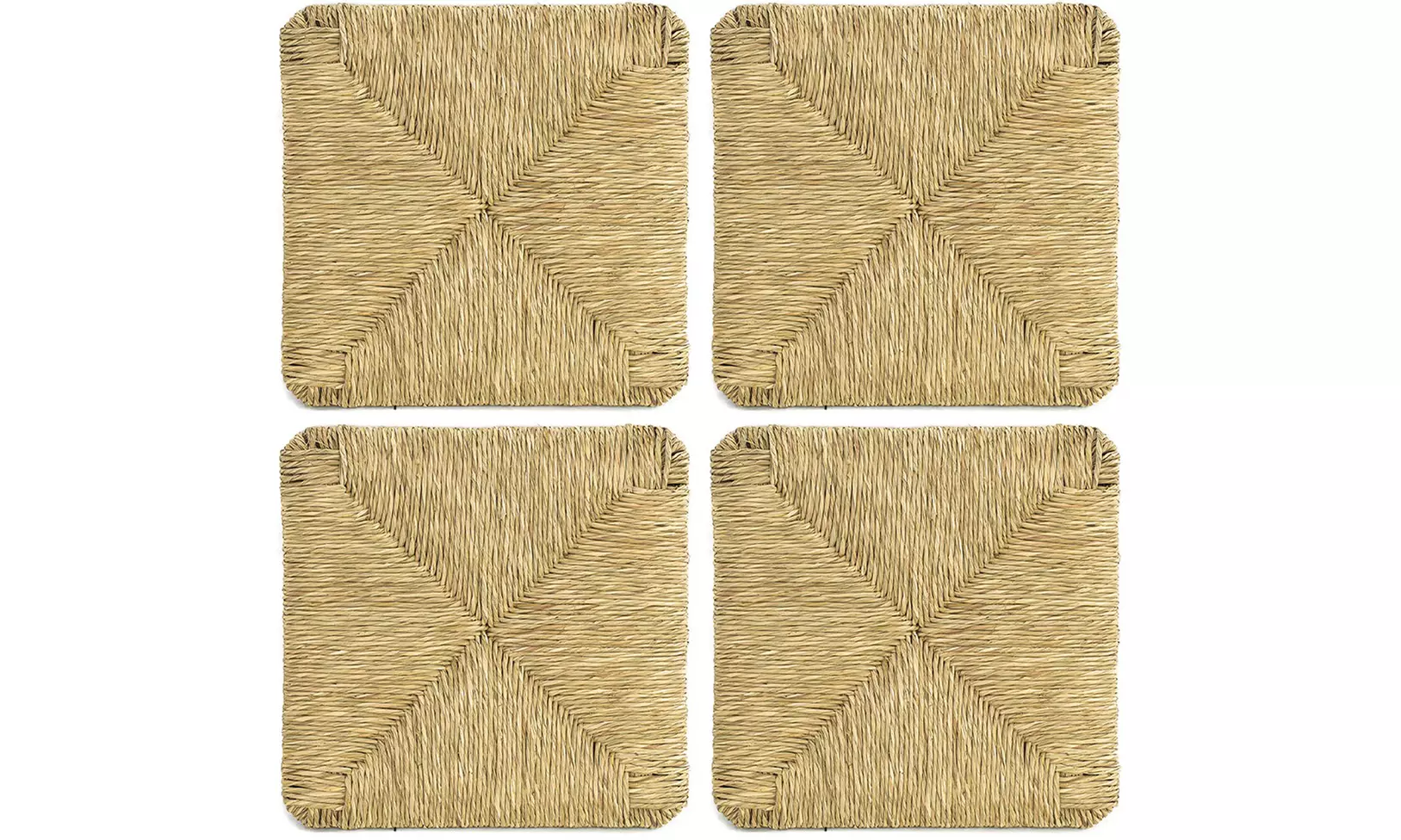 2 o 4 asientos de repuesto de paja natural para silla