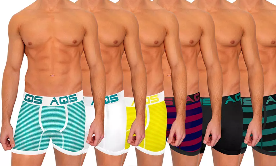Pack de 6 Boxers de la marque AQS sans coutures - Primary Image