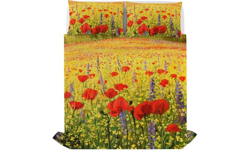 Image 7: Parure letto matrimoniale Sogni d'Autore in 100% cotone Made in Italy