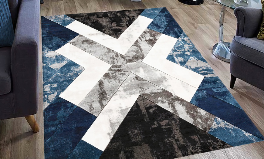 Image 1: Geometric Indoor Rug