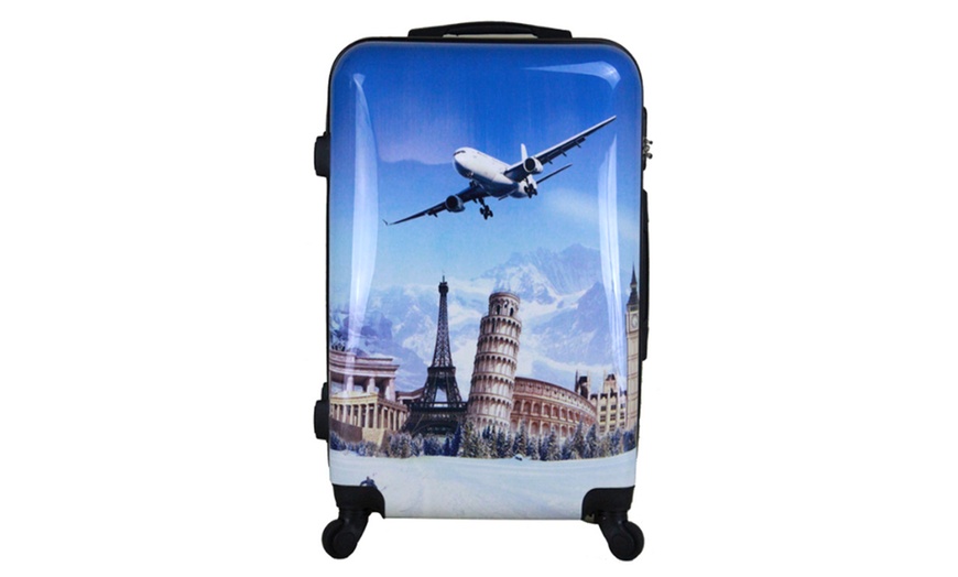 Image 2: Hard Case 3-Piece Luggage Sets