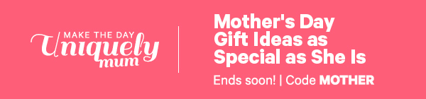 It's never too early to start thinking about Mum! Use code MOTHER to get up to 20% off Local and Travel gifts.