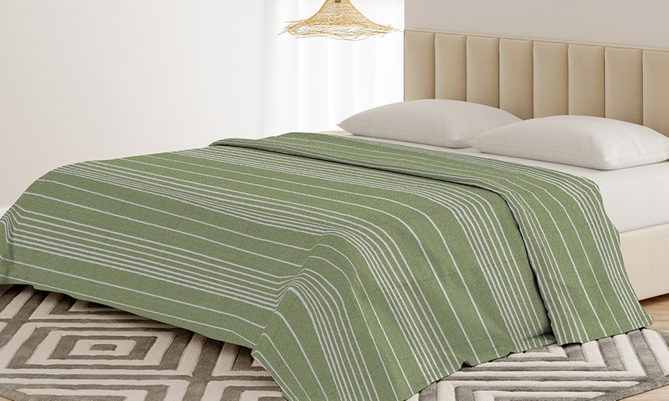 Housse de canapé et couvre-lit en coton recyclé