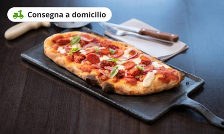 Pinsa con patatine e bibita da 152A Restaurant (sconto fino a 12%). Consegna a domicilio