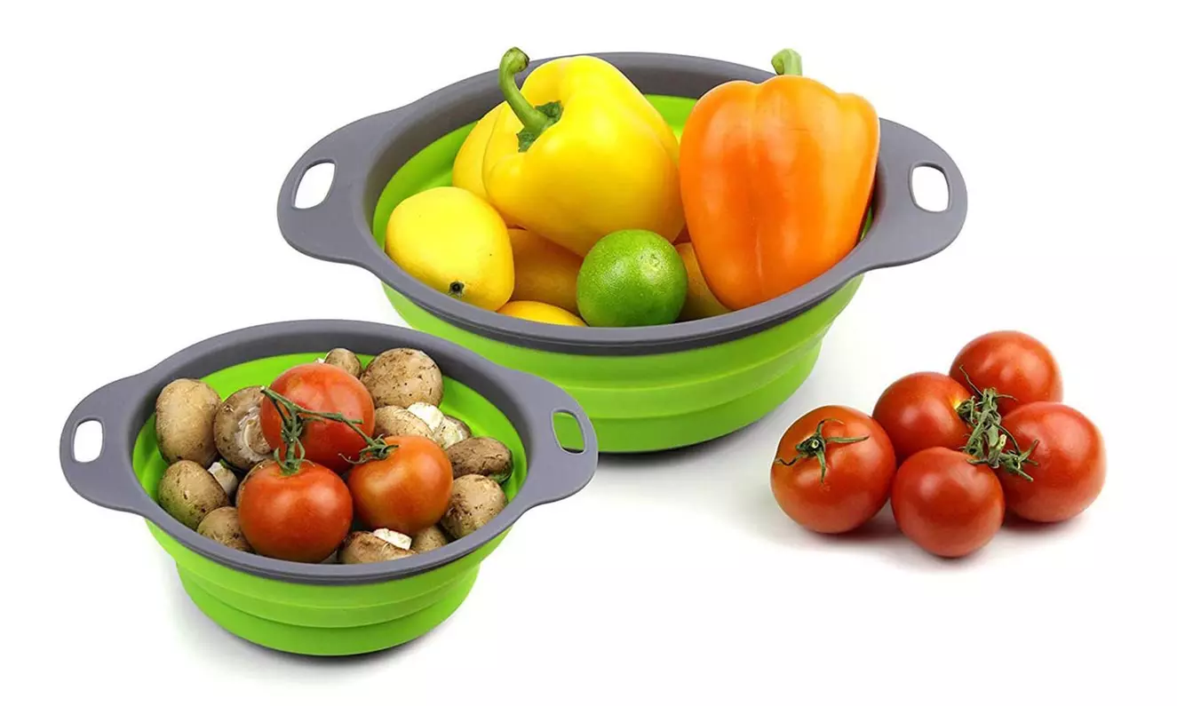 Panier égouttoir pliable