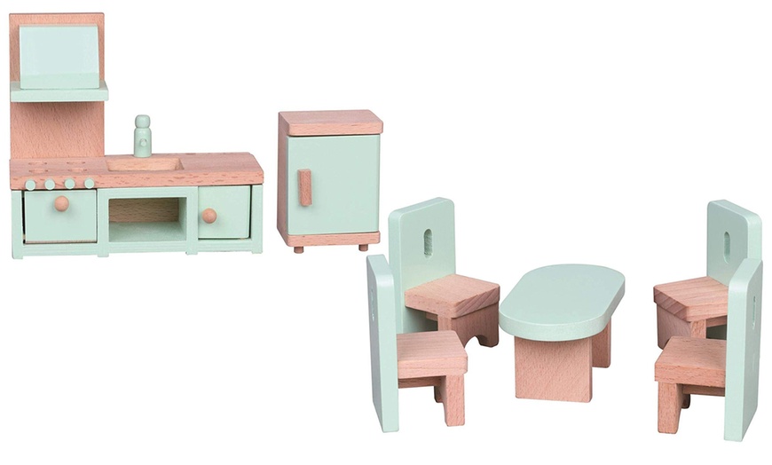 Image 1: Kitchen and Dining Room Playset