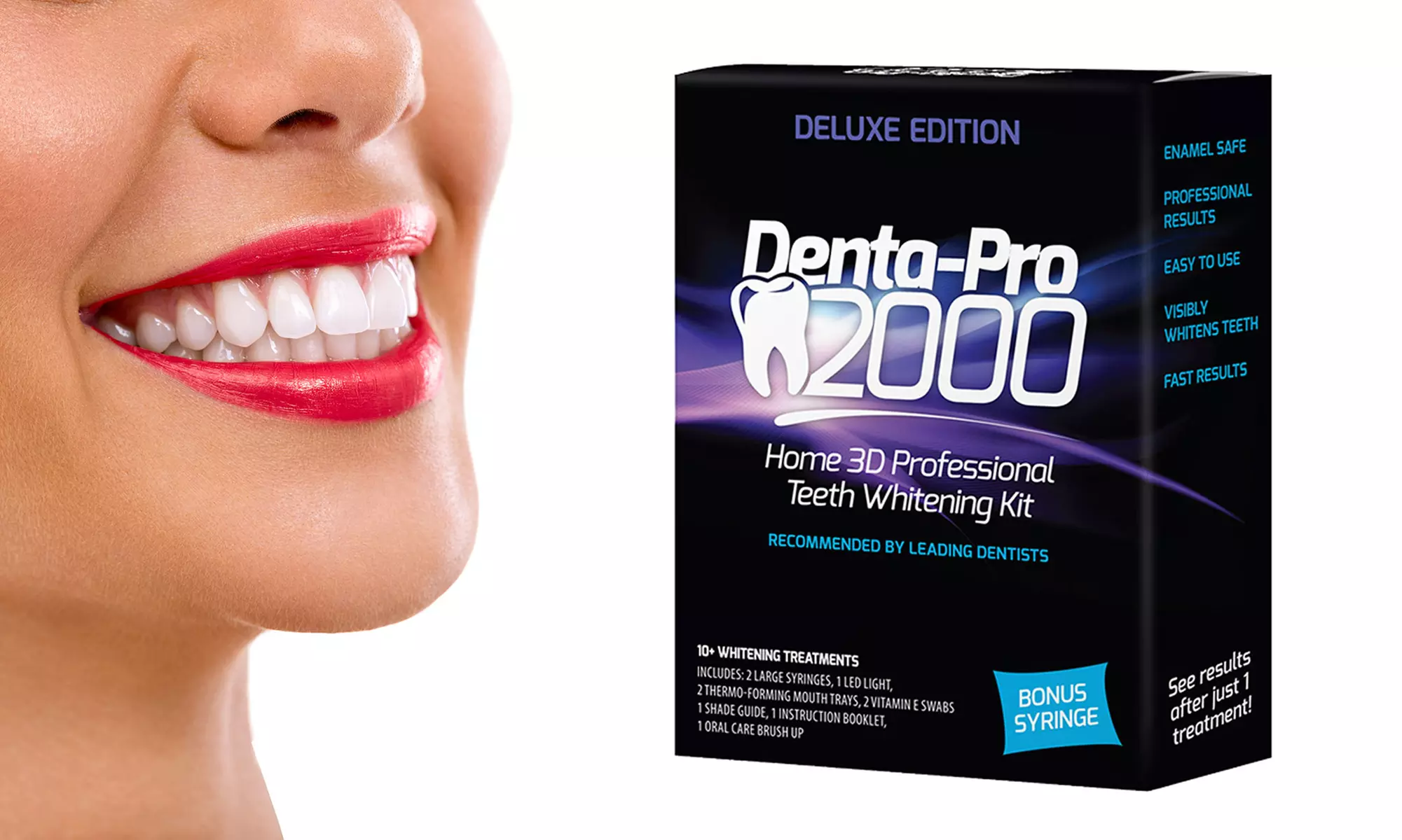 DentaPro2000 Deluxe Edition Teeth Whitening Kit (10-Piece) - Primary Image