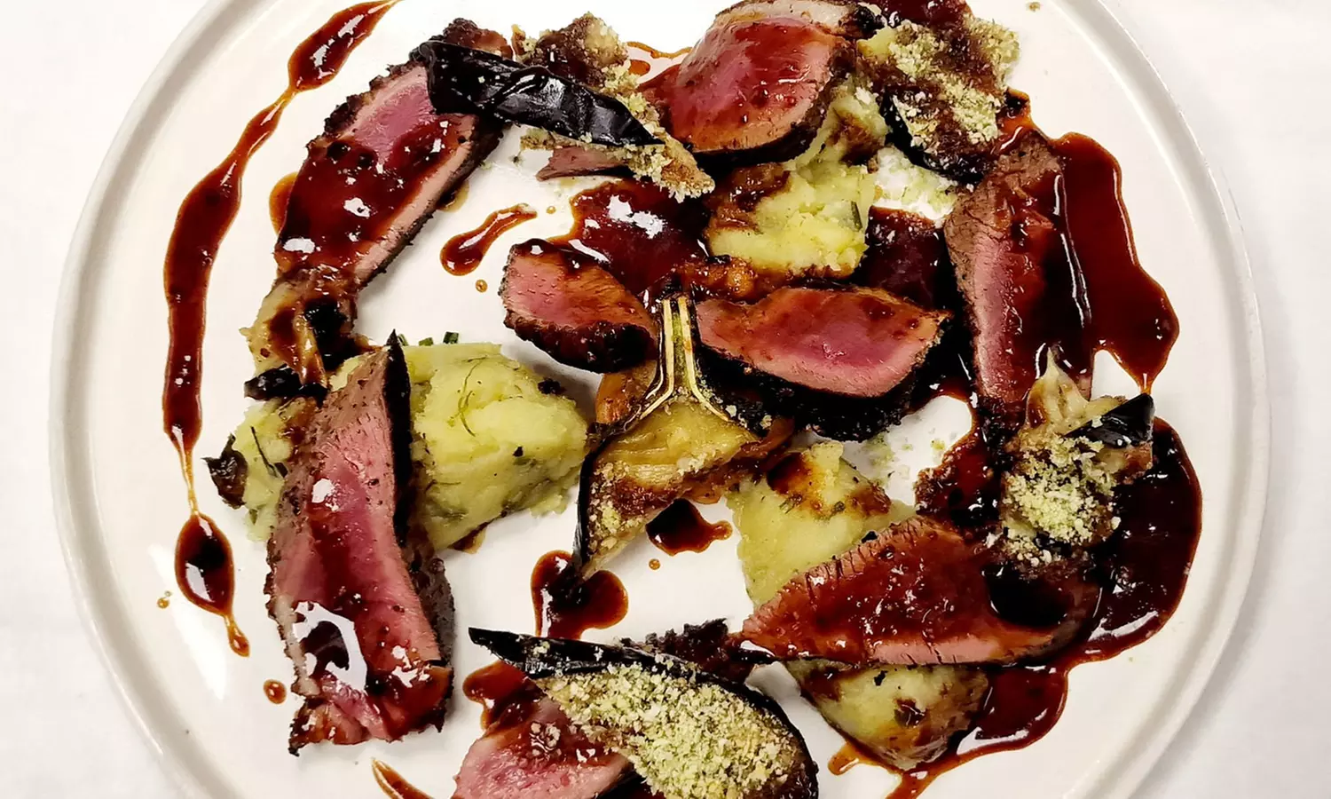 Menu raffiné au Relais du Coche