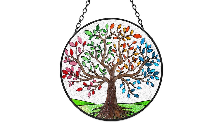 Image 2: Bright Tree of Life Hanging Decoration