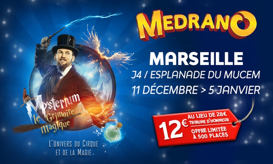 Image 1: Medrano présente Mysterium, le grand cirque de Noël à Marseille.