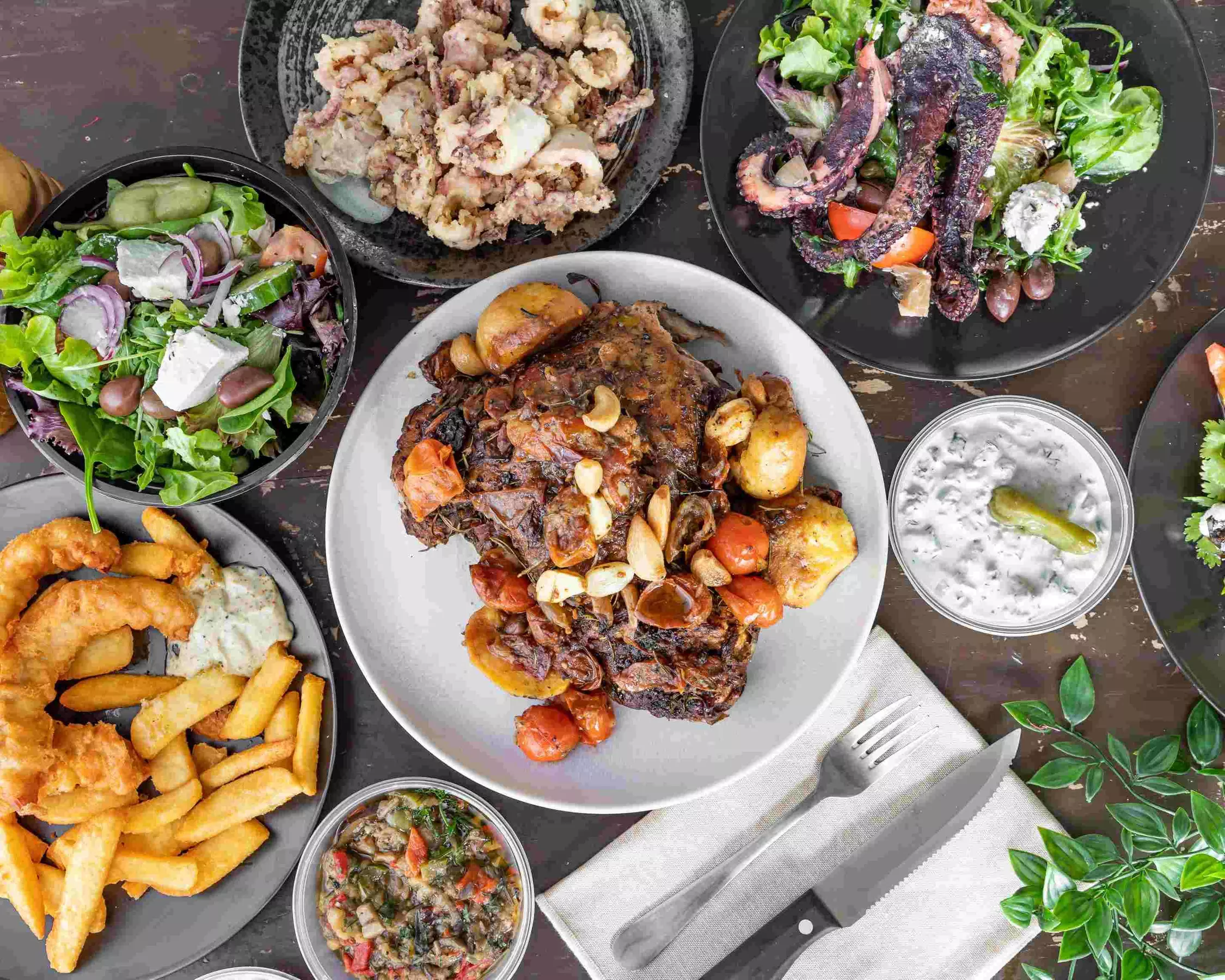 Greek Banquet for Up to Four at Mannys Wine And Fish House (Up to 33% Off) - Primary Image