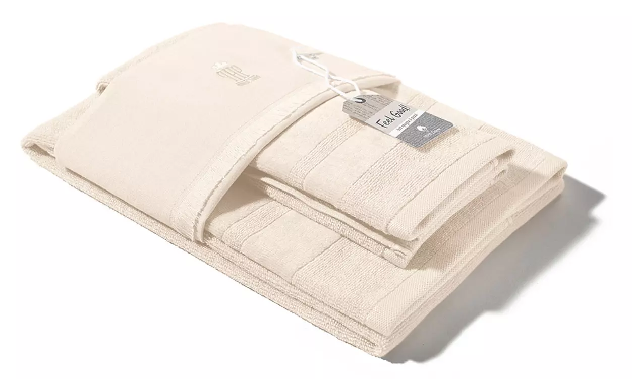 Set di asciugamani da bagno in spugna Joy