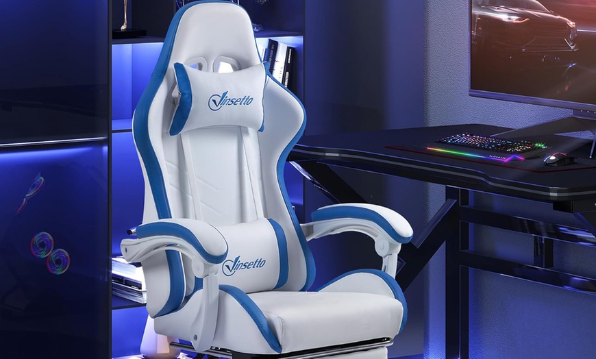 Image 1: Vinsetto Computer Gaming Chair 