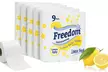 45 Rolls of Freedom Three-Ply Toilet Paper Scented Bathroom Household Rolls - Image 3