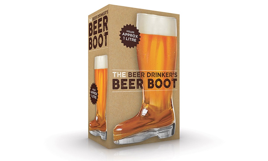 Image 3: Sturdy Beer Boot Glass