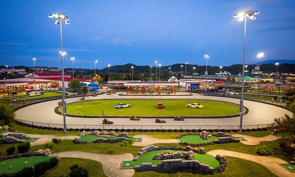 Unlimited Ride Wristbands with Souvenir Bottles and More for Two or Four at NASCAR SpeedPark (Up to 39% Off) - Primary Image