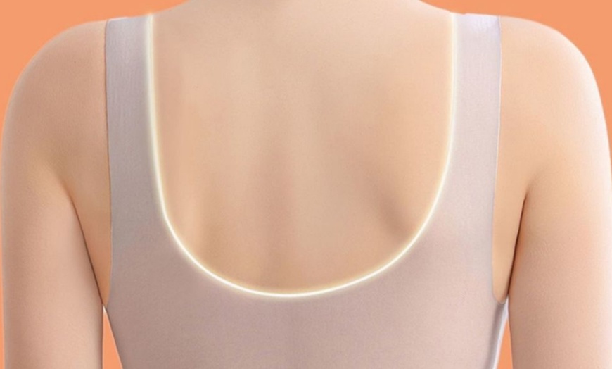 Image 8: Women's Seamless Breathable Push Up Bras