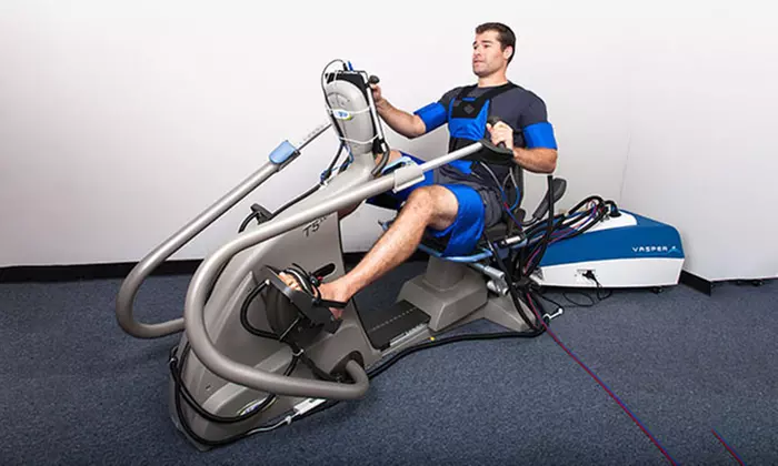 Transform workouts with Santa Cruz Core Fitness & Rehab's Vasper System Cryotherapy sessions, achieving up to 40% efficiency. - Primary Image