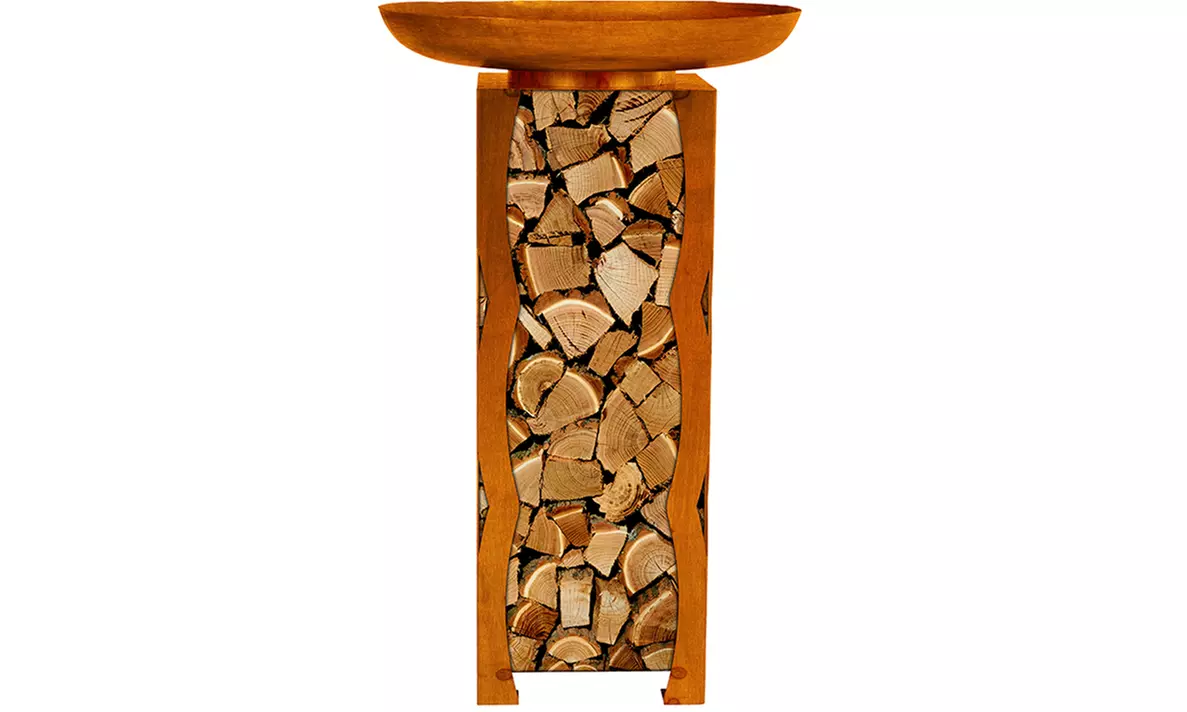 Bol de feu Frank Home Deluxe avec espace de rangement