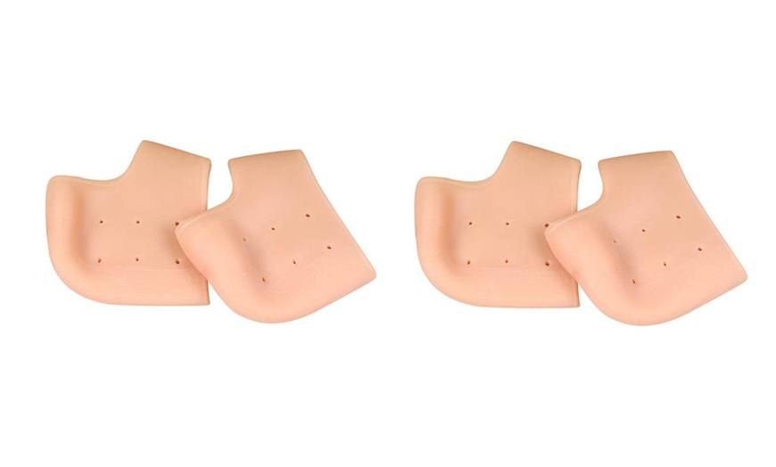 Image 6: Two or Four Pairs of Silicone Gel Heel Protectors