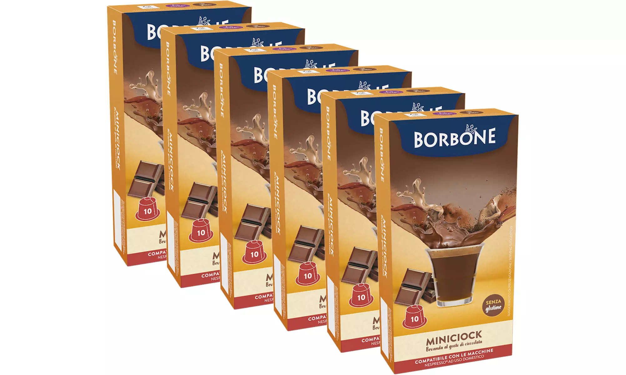 60 o 120 capsule Borbone compatibili con Nespresso